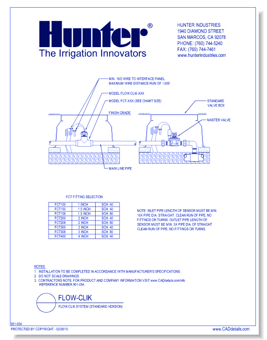Sensors - Flow-Clik System (Standard Version)
