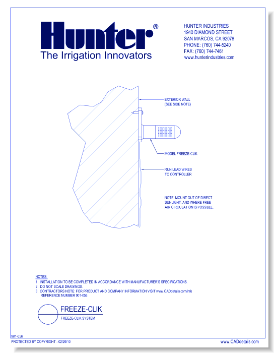 Sensors - Freeze-Clik System