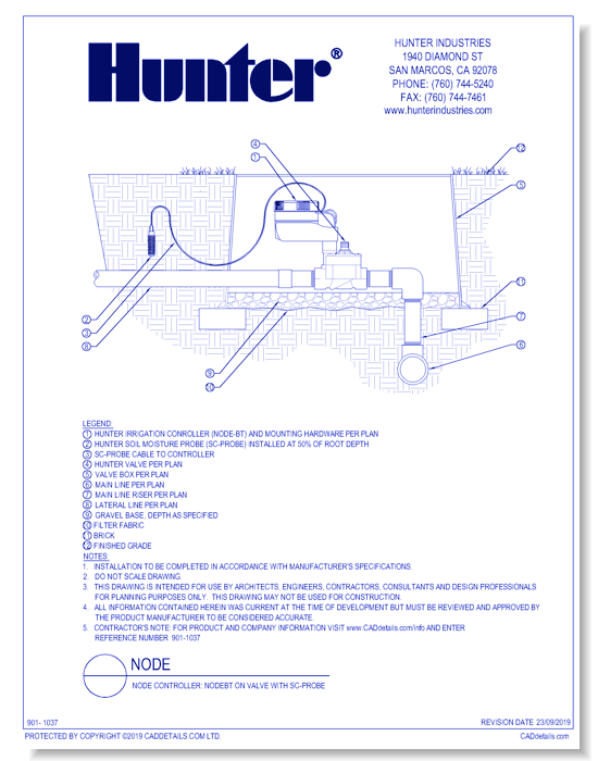 Node Controller: NODEBT on Valve with SC-Probe
