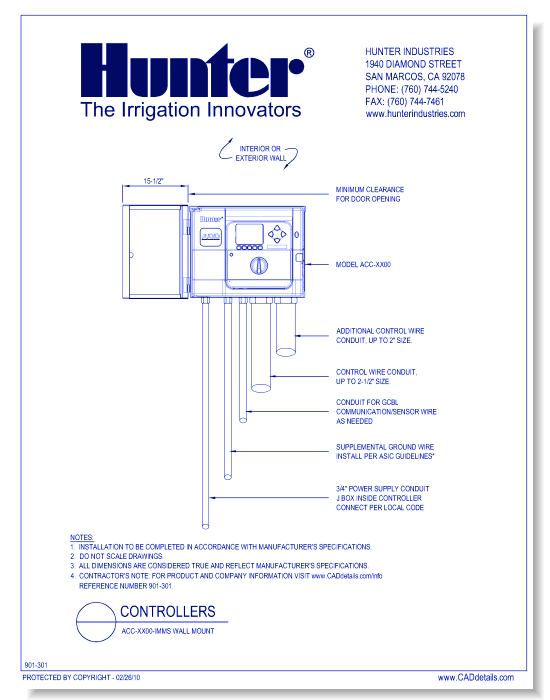 Controllers - ACC-XX00-IMMS Wall Mount