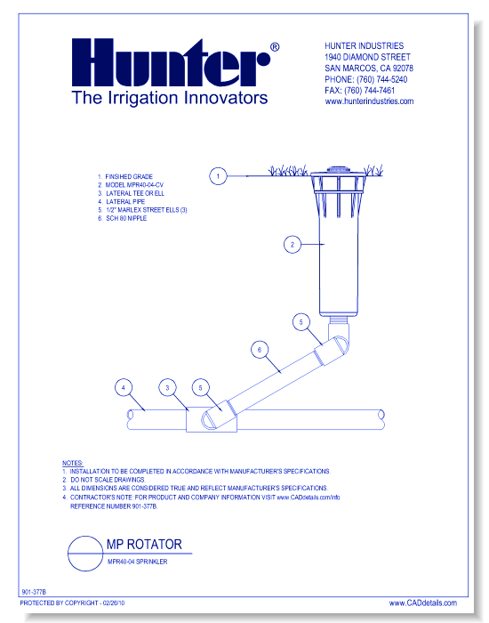 MP Rotator - MPR40-04 Sprinkler (2 of 4)