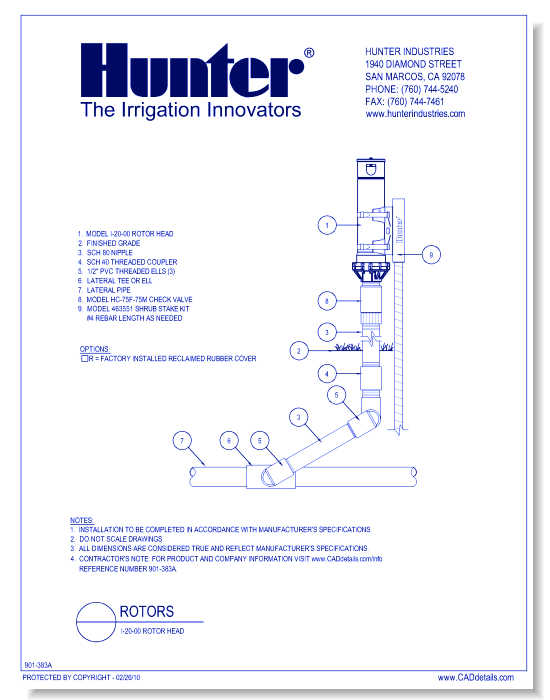 Rotors - I-20-00 Rotor Head (1 of 4)