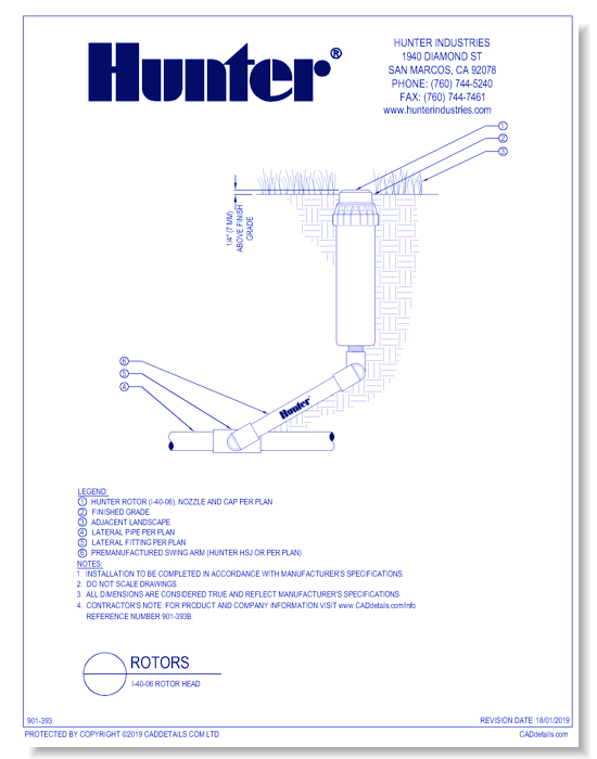 Rotors: I-40-06 Rotor Head - NEW Layer