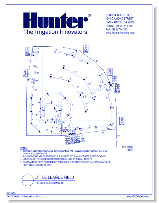 Little League - I-25 Design Looped Mainline