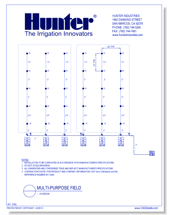Multi-Purpose Field - I-25 Design