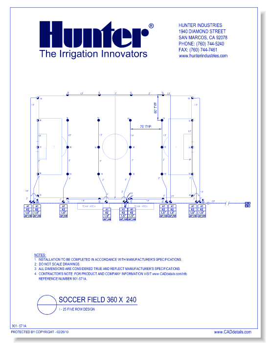 Soccer Field 360 x 240 I-25 Five Row Design (1 of 2)