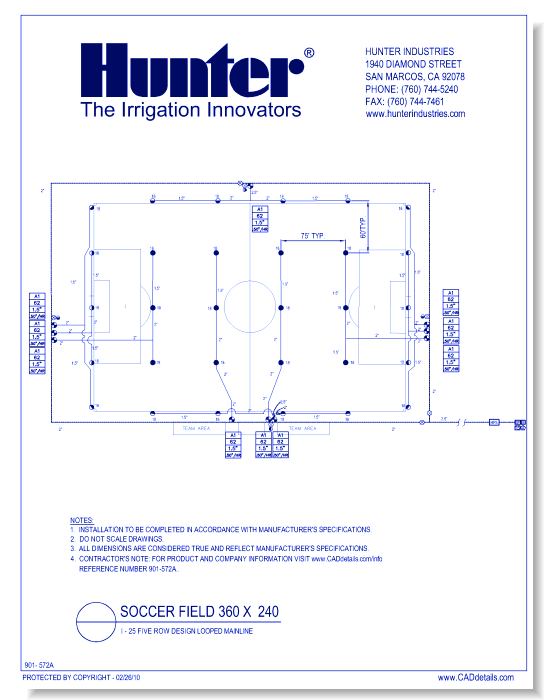 Soccer Field 360 x 240 I-25 Five Row Design Looped Mainlne (1 of 2)