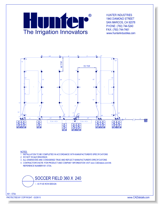 Soccer Field 360 x 240 I-40 Five Row Design (1 of 2)