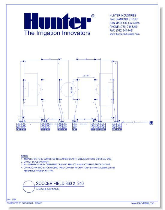 Soccer Field 360 x 240 I-90 Four Row Design (1 of 2)