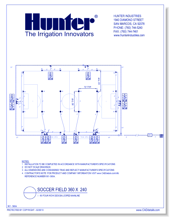 Soccer Field 360 x 240 I-90 Four Row Design Looped Mainlne (1 of 2)