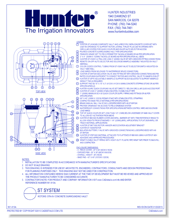 Rotors: STK-6V Concrete Surrounding Vault