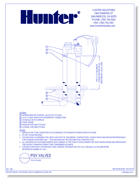 Valves - PGV-075-ASV