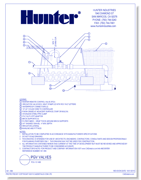 Valves - PGV-101-MB