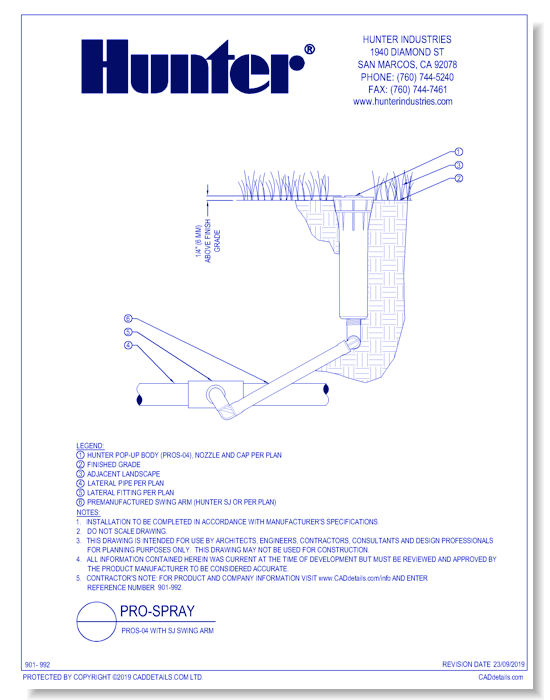 PROS-04 With SJ Swing Arm