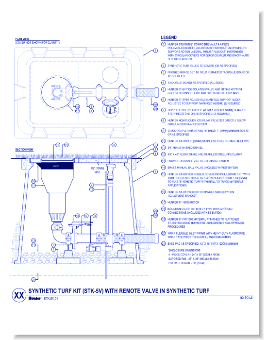 Rotors: STK-5V Concrete Surrounding Vault