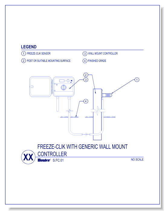 Sensors - Freeze-Clik with Generic Wall Mount Controller