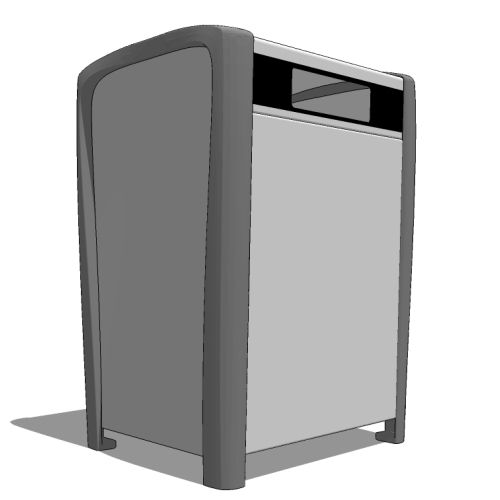 MTR-1400-00001 Trash Container (MLWR1400-32-M-FB)