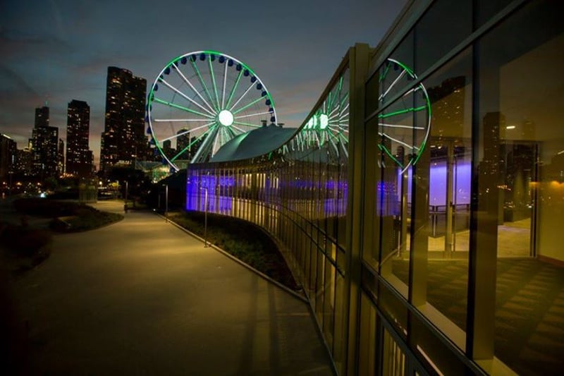 Dramatic design for Chicago theater created with Tubelite curtainwall preview 10