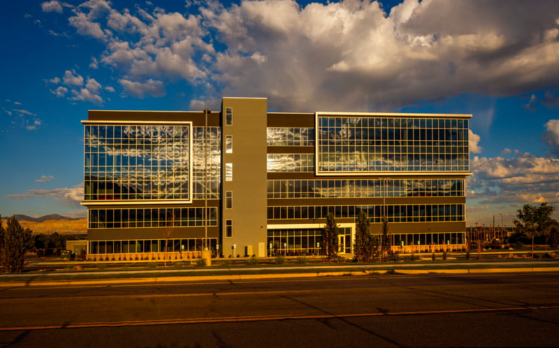 Utah's Sandy Commerce offices feature mountain views framed by Tubelite's systems preview 3