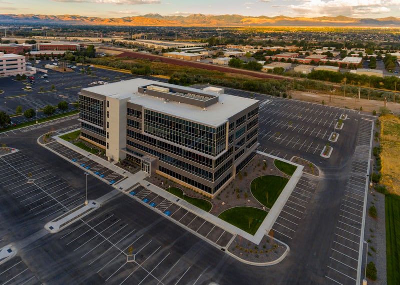 Utah's Sandy Commerce offices feature mountain views framed by Tubelite's systems preview 4