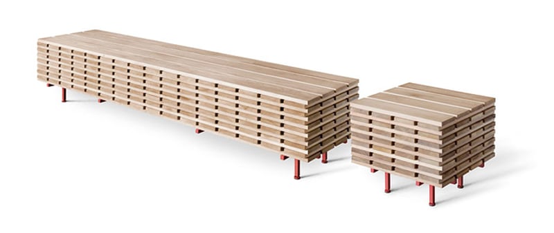 Custom Maple-Pile Benches, University Of California preview 3