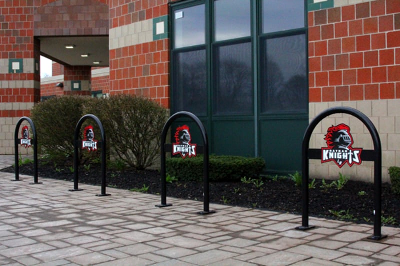 Custom Logo Bike Racks Add School Pride  preview 2