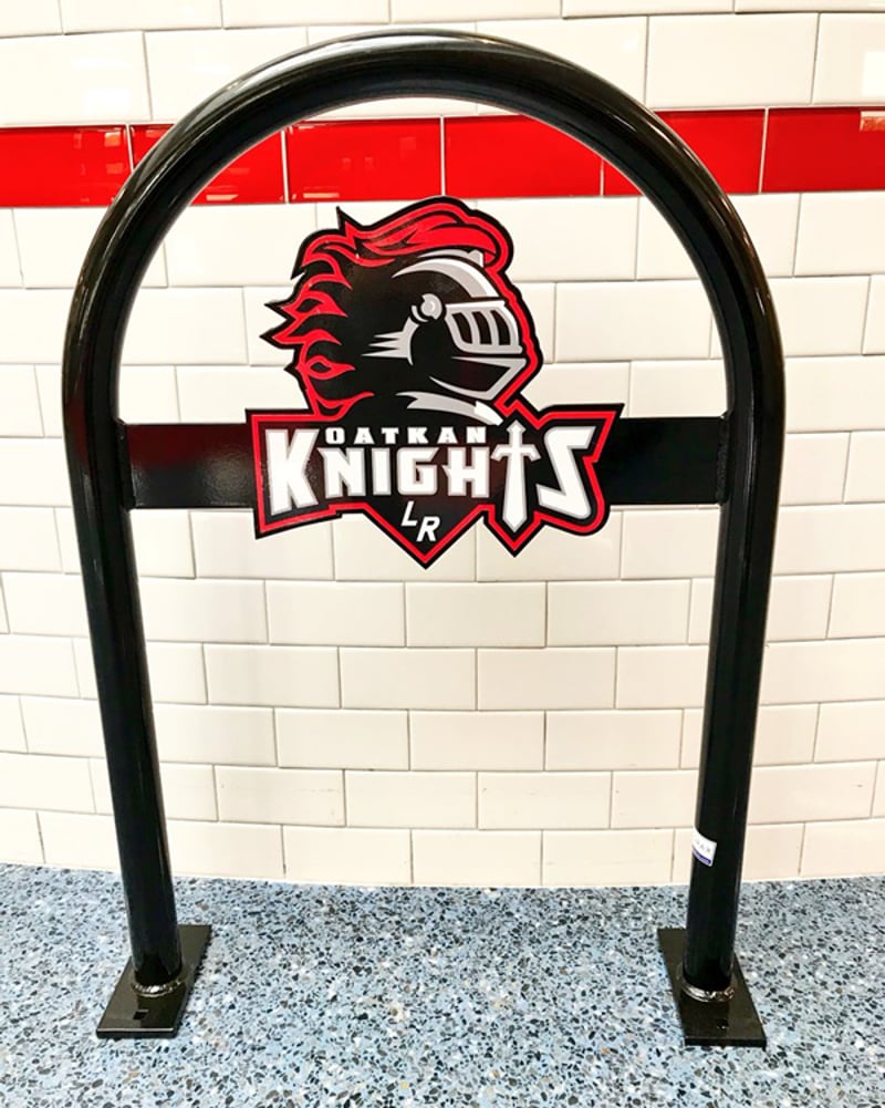 Custom Logo Bike Racks Add School Pride  preview 3