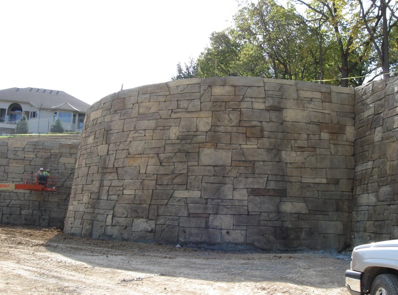 Boulderscape Hospital Saves Big Dollars Going With a Sculpted Shotcrete Masonry Finish  preview 3