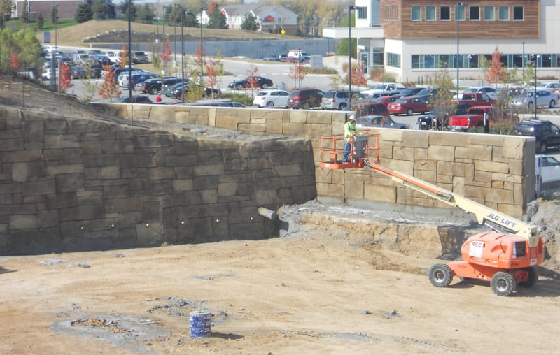 Boulderscape Hospital Saves Big Dollars Going With a Sculpted Shotcrete Masonry Finish  preview 4
