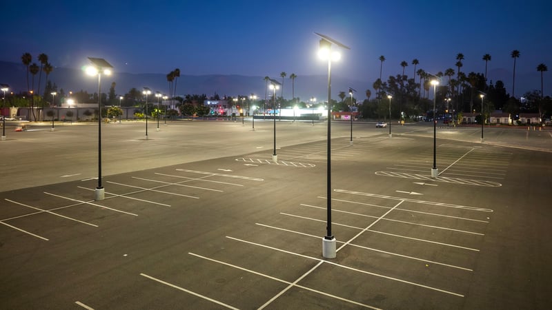 San Bernadino Court House Parking Lot