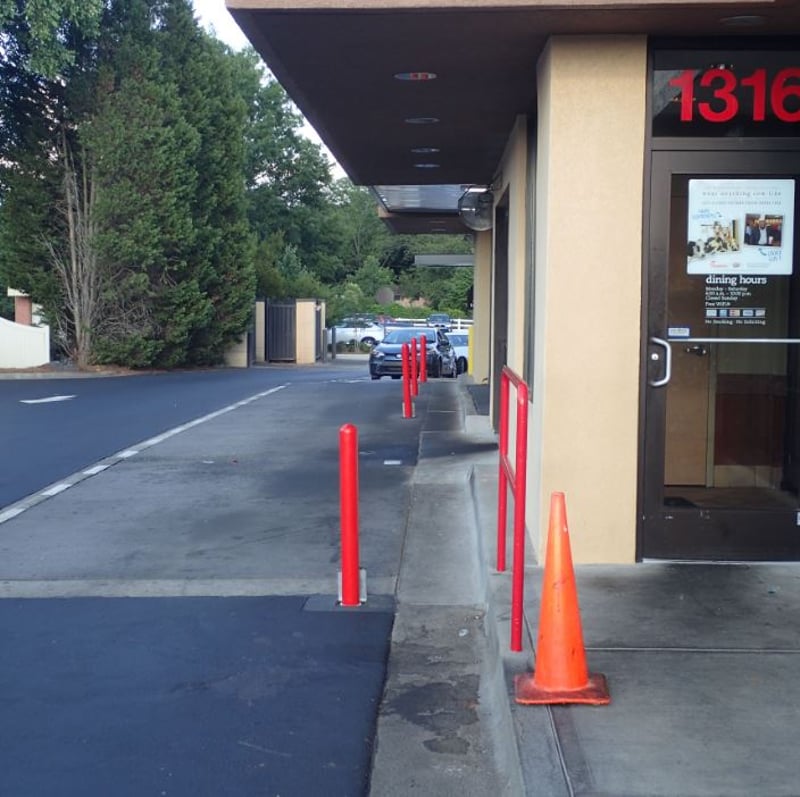 Chick-Fil-A Restaurant Bollards