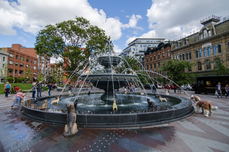 Berczy Park Dog Fountain
