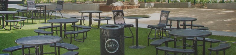 Greek Theatre Updates Their Outdoor Seating Area with UltraSite Amenities