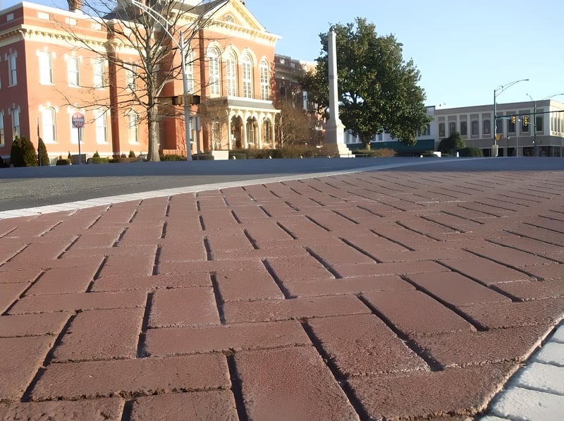 Stamped Asphalt Crosswalks Monroe