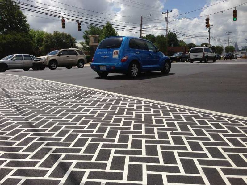 Inlaid Thermoplastic Crosswalks Charlotte preview 2