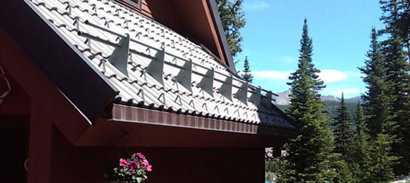 Snow Retention for Tile Roof