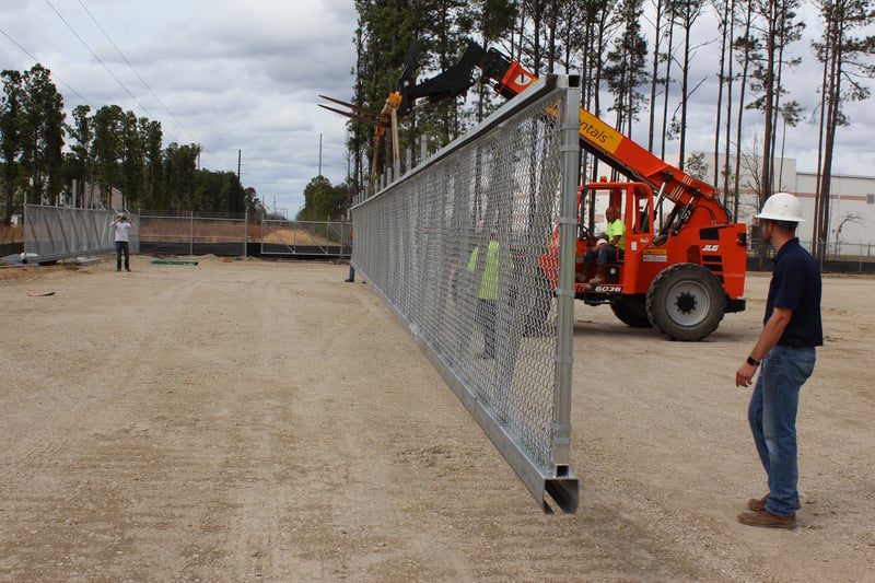Large Gates at Amazon Facility preview 3
