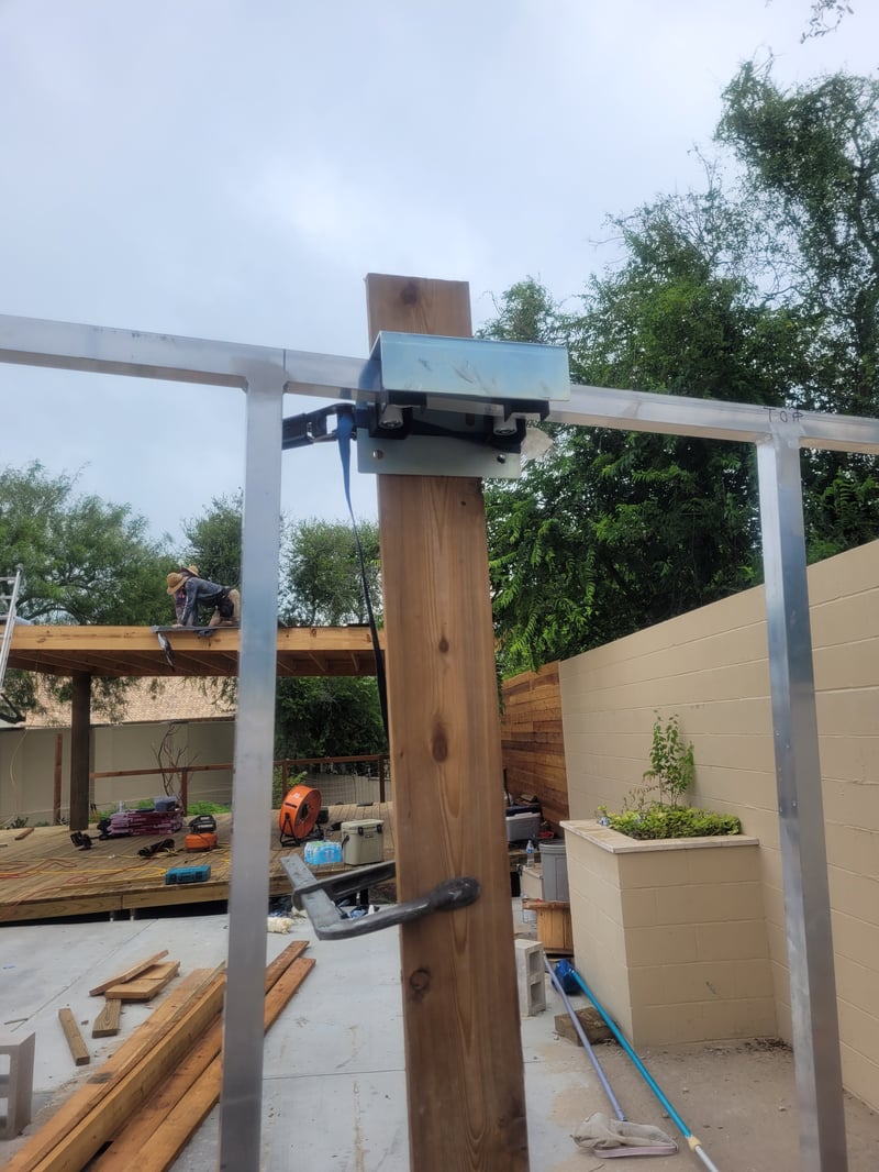 Cantilever Gate as Patio Enclosure preview 3