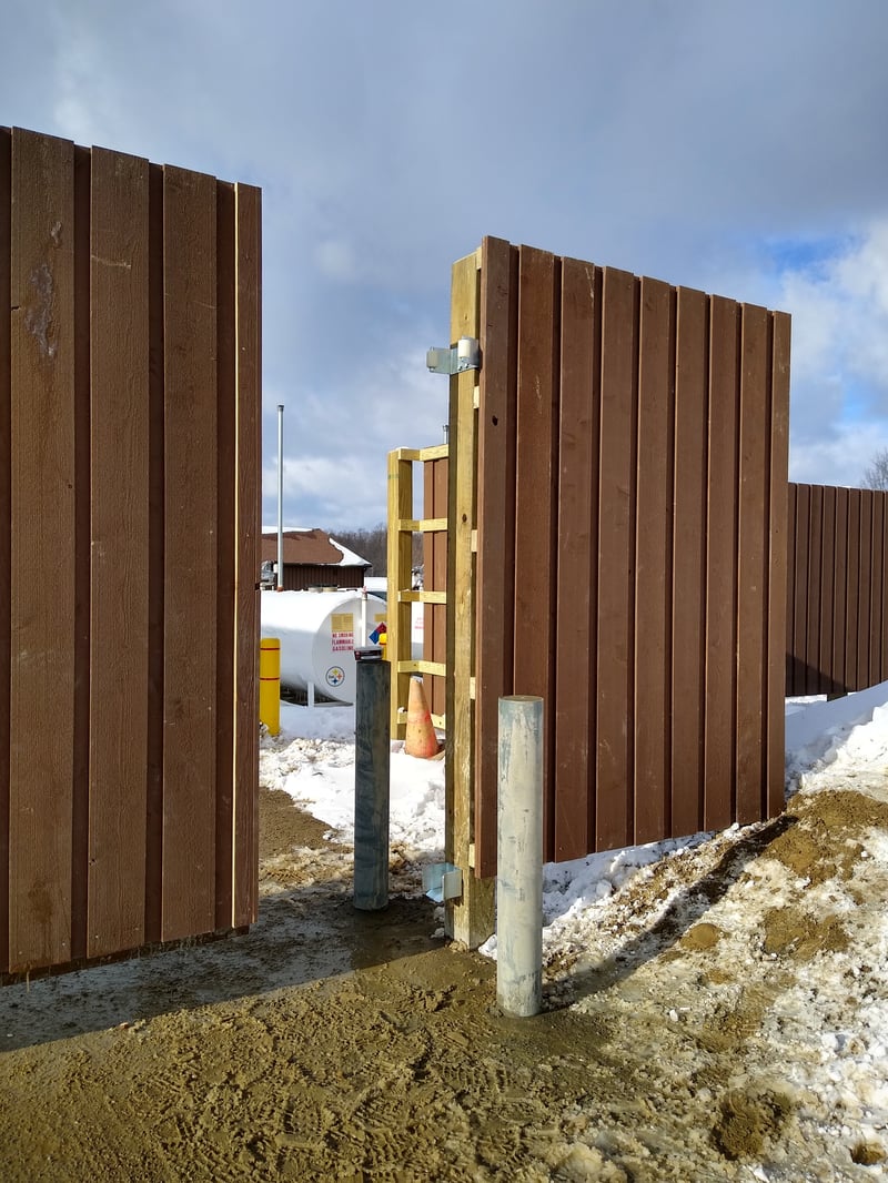 Privacy Gate installed at Construction Yard preview 5