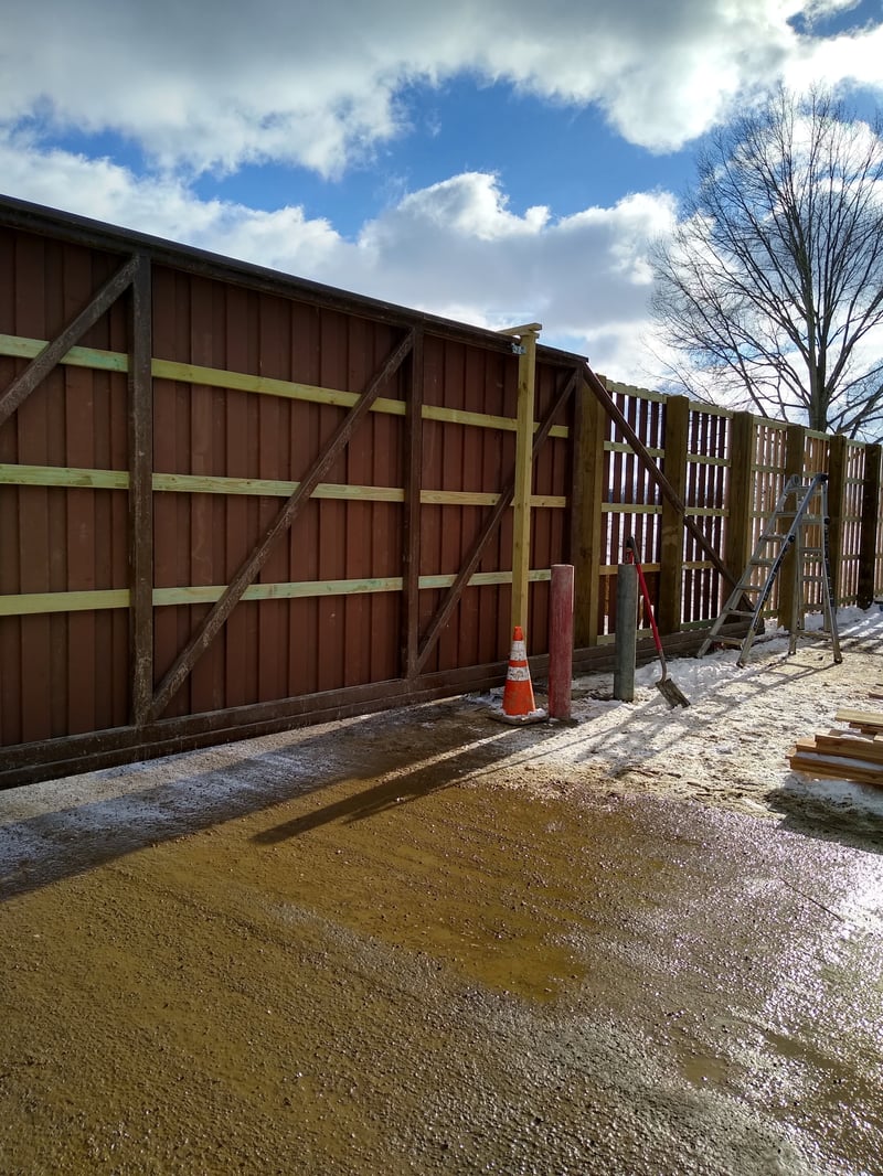 Privacy Gate installed at Construction Yard preview 7