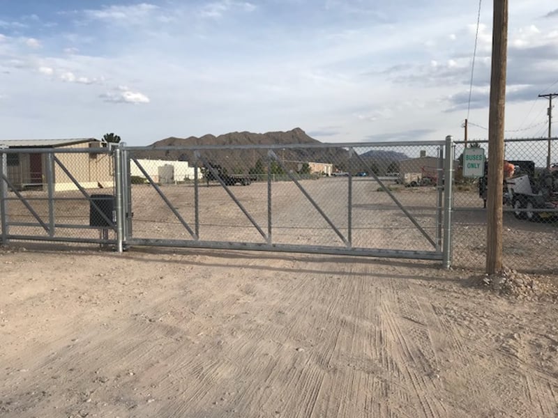 Chain Link Sliding Gate at Truth or Consequences Transportation Center preview 2
