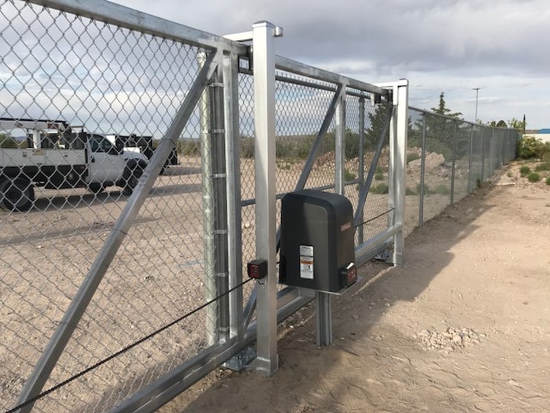 Chain Link Sliding Gate at Truth or Consequences Transportation Center preview 8