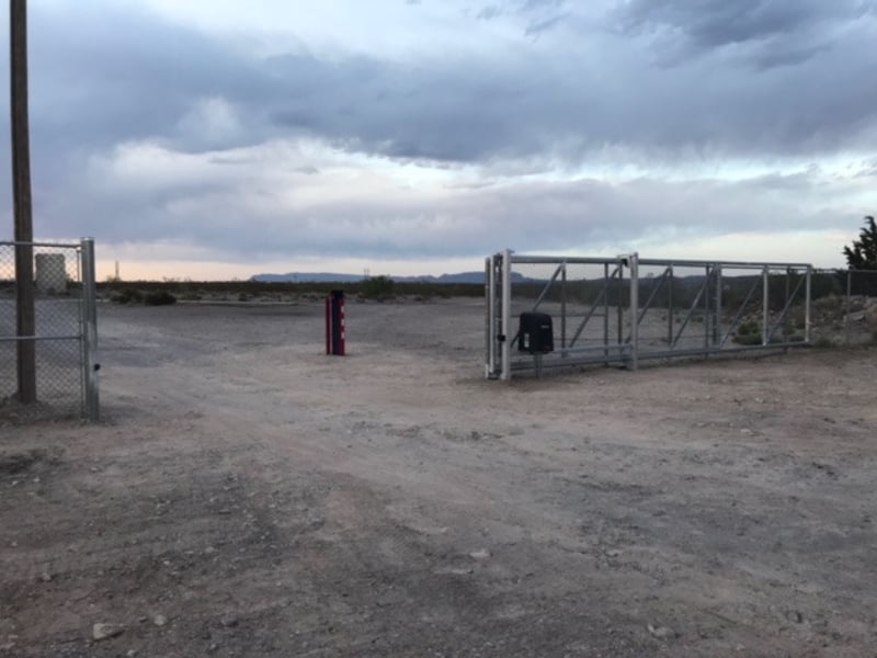 Chain Link Sliding Gate at Truth or Consequences Transportation Center preview 9