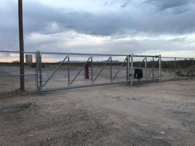 Chain Link Sliding Gate at Truth or Consequences Transportation Center preview 10
