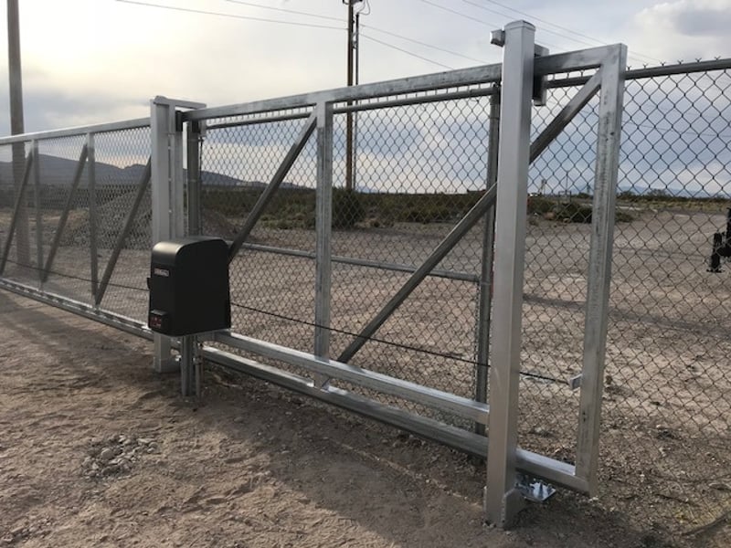 Chain Link Sliding Gate at Truth or Consequences Transportation Center preview 11