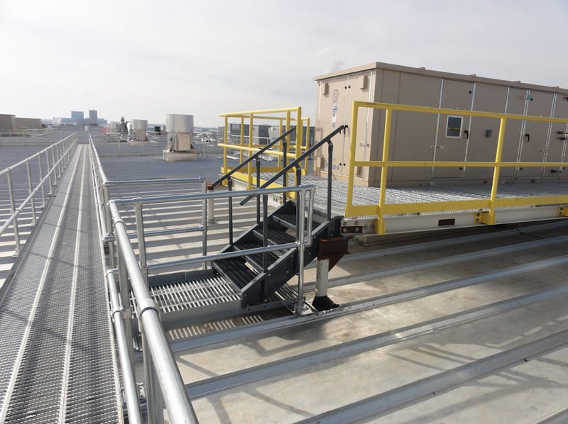 Rooftop Walkway & Stairs - Hexcel 
