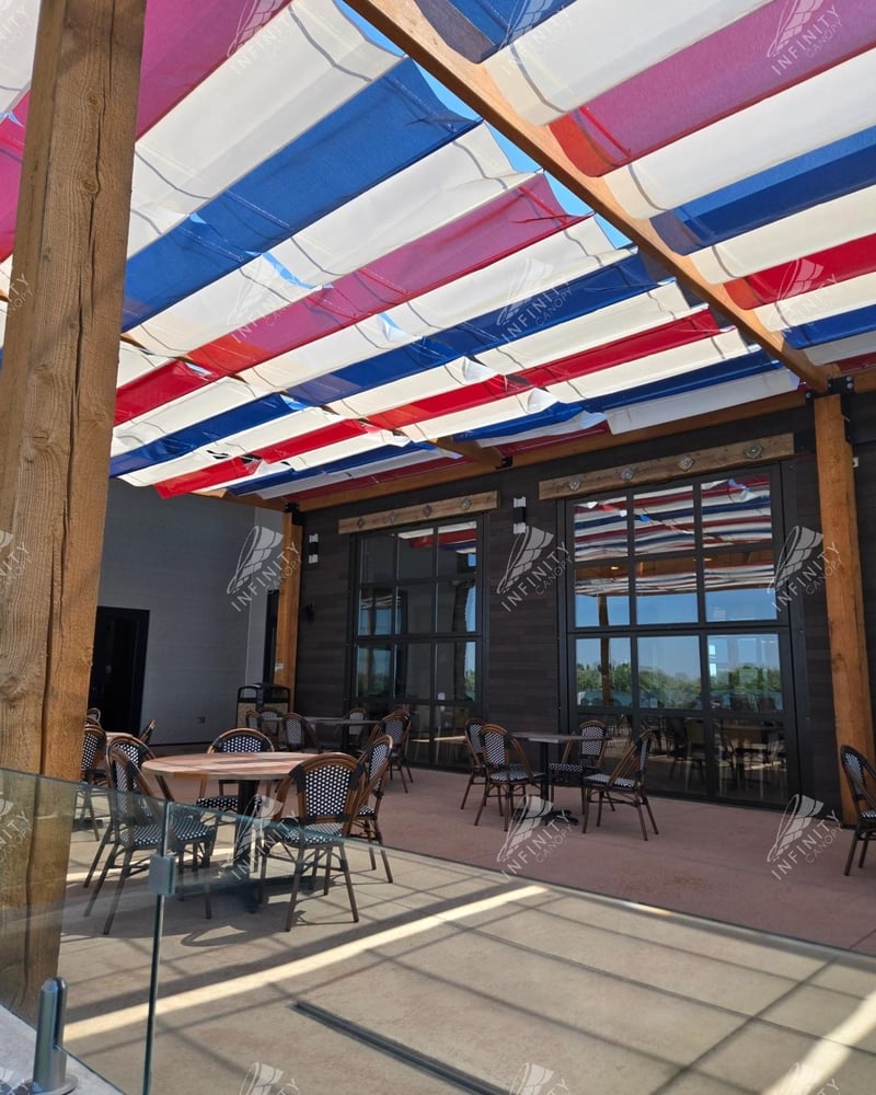 Red, White & Blue Restaurant Canopy  preview 2