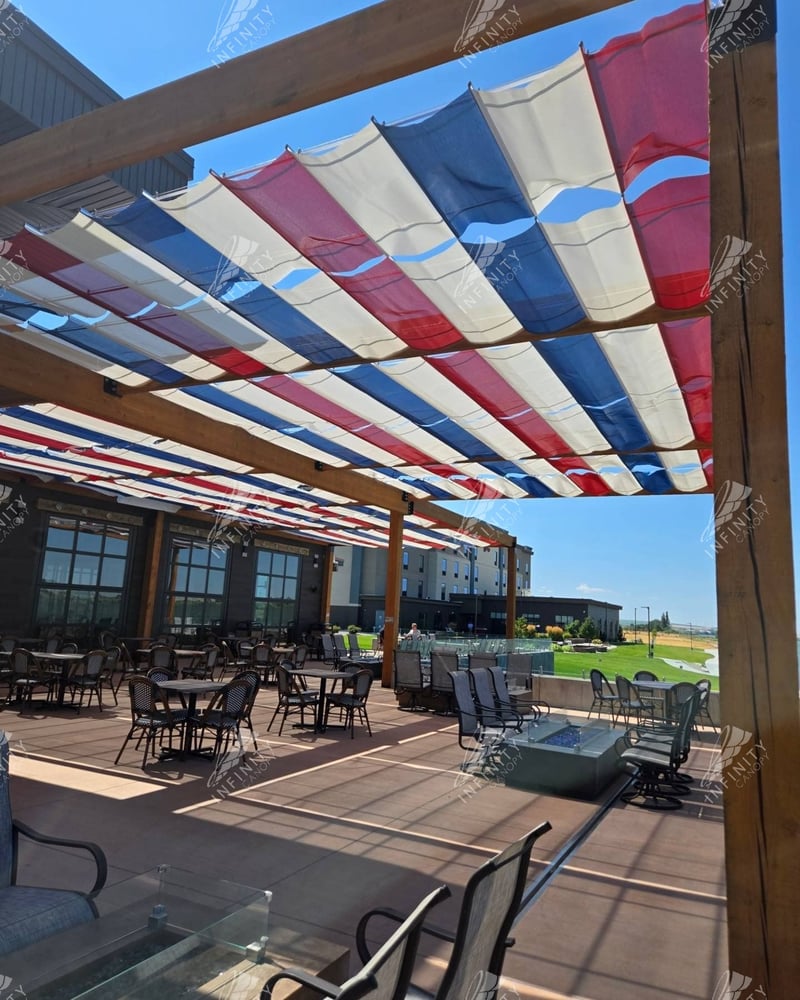 Red, White & Blue Restaurant Canopy  preview 4
