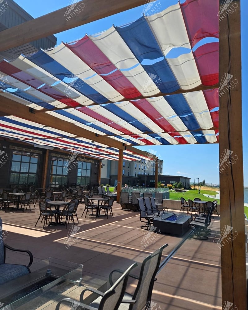 Red, White & Blue Restaurant Canopy  preview 5