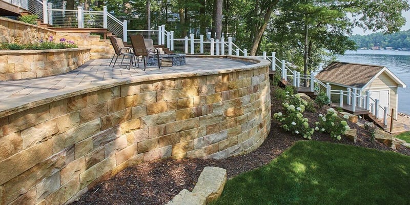 Wisconsin Lake Home Patio